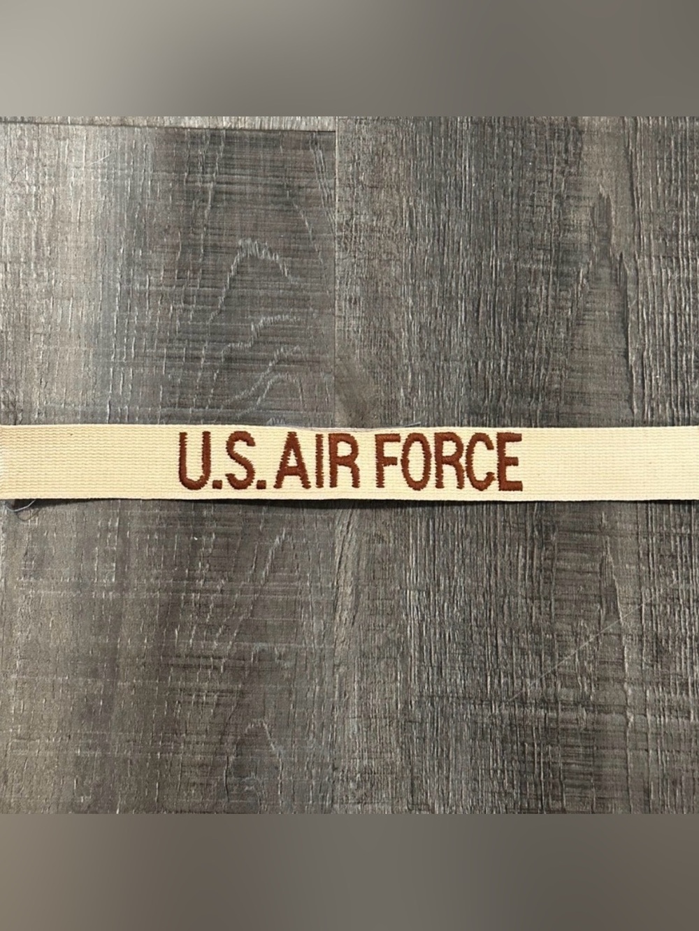 💞 New Vintage Embroidered USAF U.S. Air Force Military Desert Camo DCU Name Tape